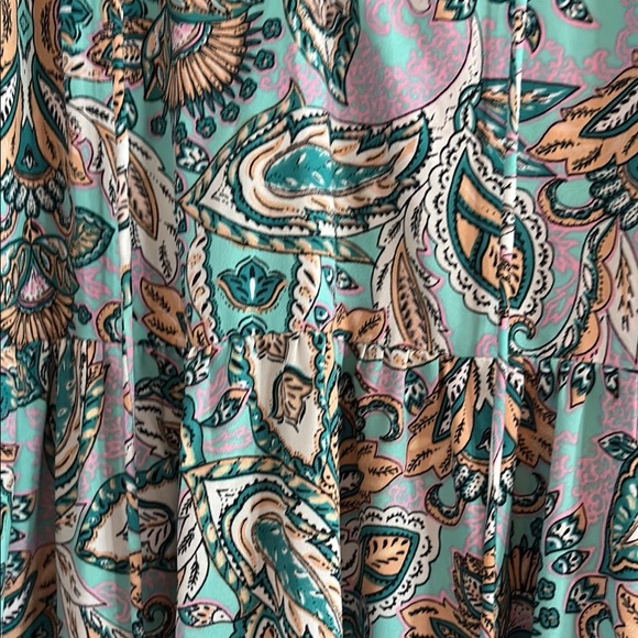 Sleeveless Paisley Maxi Dress - Picture 2 of 4